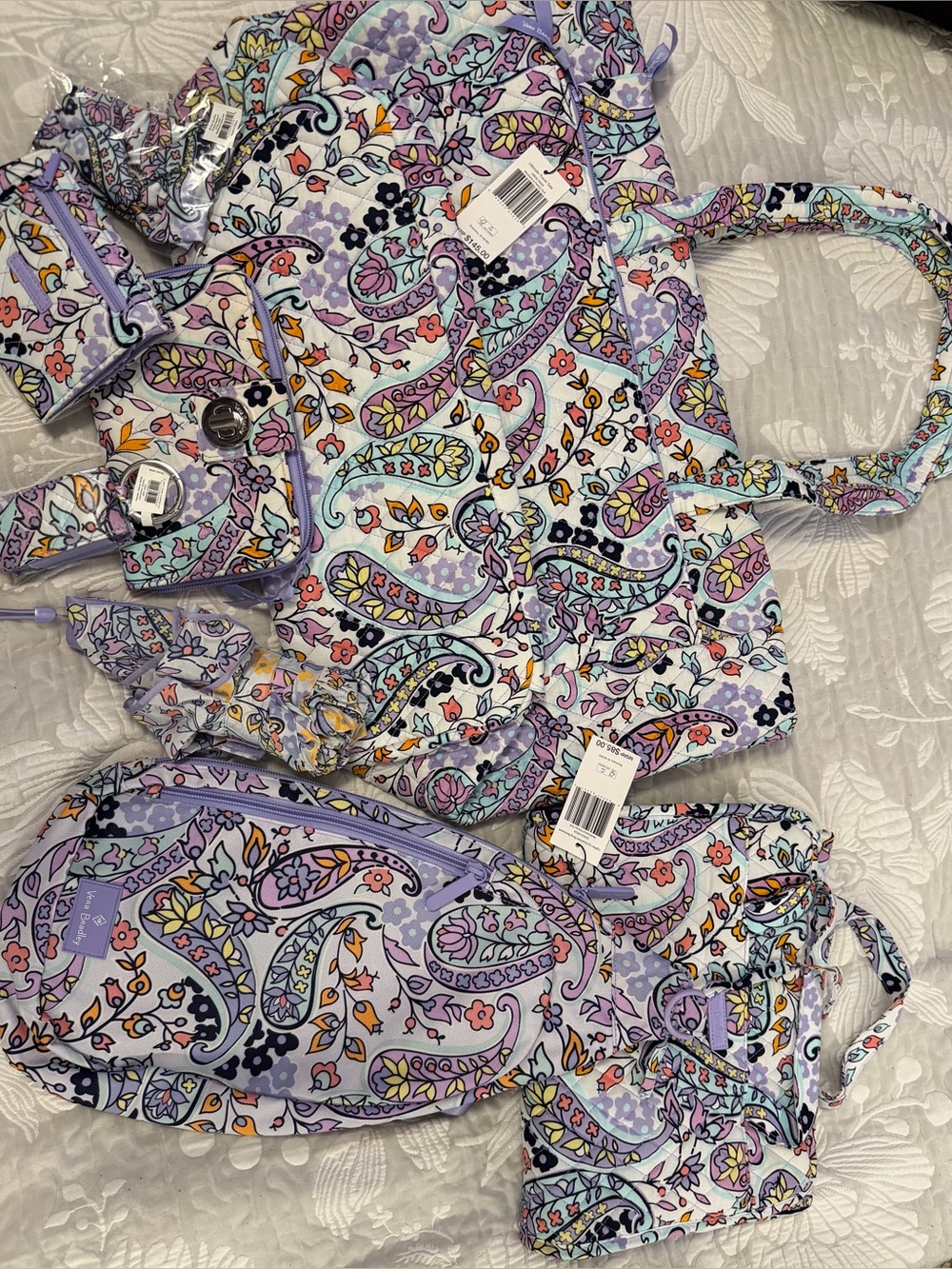 Vera Bradley Maddalena (Retired) 8 Piece Lot